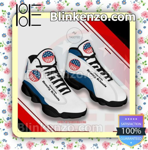 American Beauty Schools Logo Nike Running Sneakers a