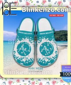 Ann Webb Skin Institute Logo Crocs Sandals a