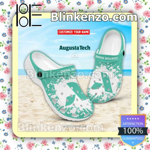 Augusta Technical College Logo Crocs Sandals