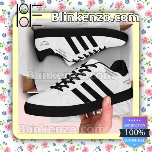 Brittany Beauty Academy Logo Low Top Shoes a