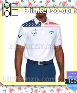 Callaway Masters 2023 American Flag Men Shirts
