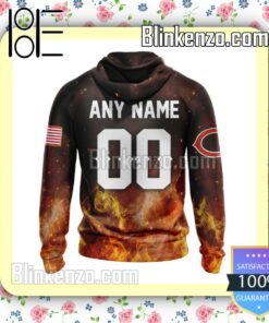 Chicago Bears NFL Firefighters Custom Pullover Hoodie a