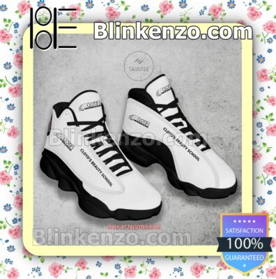 Cloyd's Beauty School No 3 Logo Nike Running Sneakers a