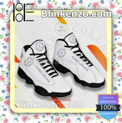 Curry College Logo Nike Running Sneakers a