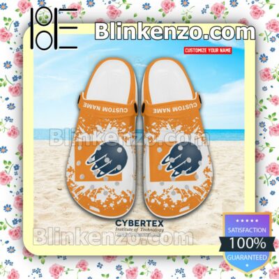 CyberTex Institute of Technology Logo Crocs Sandals a