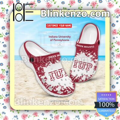 Indiana University of Pennsylvania Personalized Classic Clogs