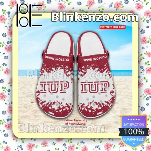 Indiana University of Pennsylvania Personalized Classic Clogs a