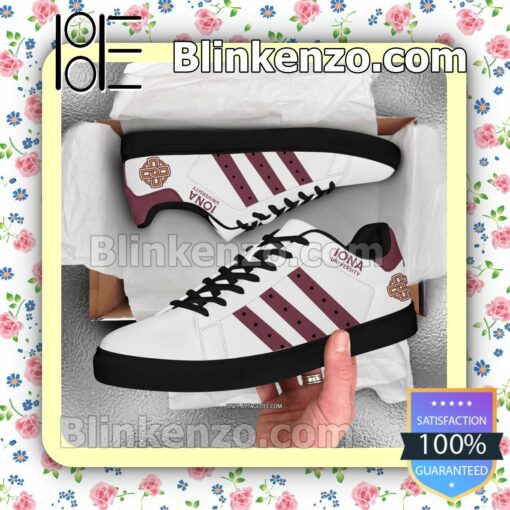 Iona College Logo Low Top Shoes a