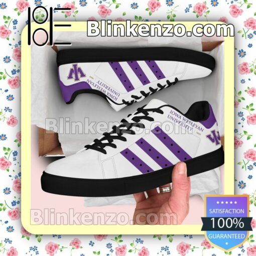 Iowa Wesleyan University Logo Low Top Shoes a