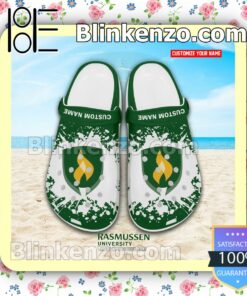 Rasmussen University Logo Crocs Sandals a