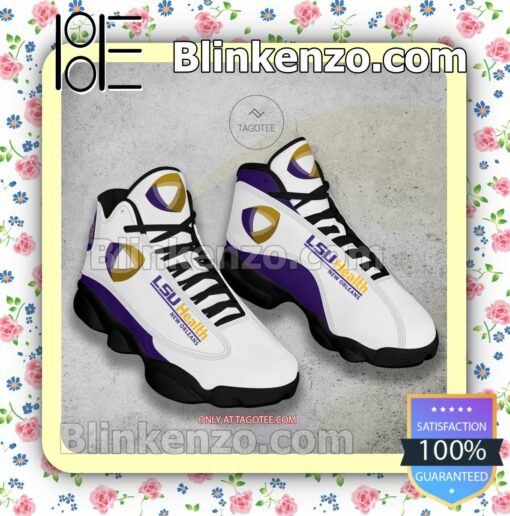 Louisiana State University Health Sciences Center-New Orleans Logo Nike Running Sneakers a