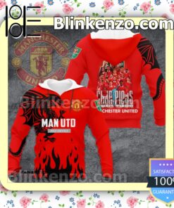 Manchester United Carabao Cup 2023 Jacket Polo Shirt