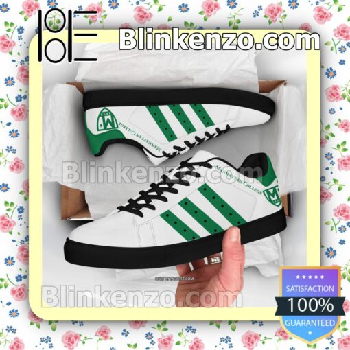 Manhattan College Logo Low Top Shoes a