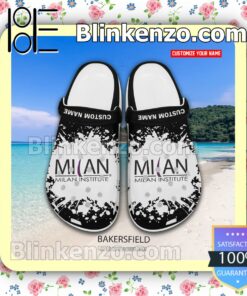 Milan Institute-Bakersfield Logo Crocs Sandals a