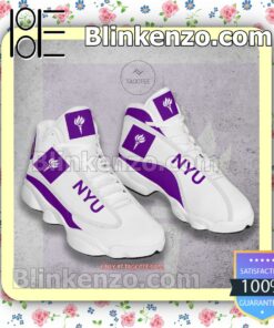 New York University Logo Nike Running Sneakers