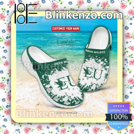 Everglades University Logo Crocs Sandals