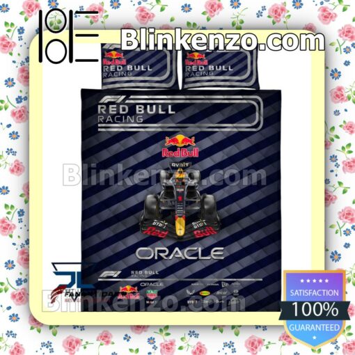 Adult Oracle Red Bull Racing F1 2023 Bed Set Queen Full
