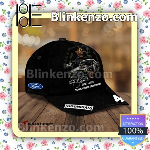 Personalized Hoonigan Racing Ken Block 1967-2023 Thank You For The Memories Signature Sport Hat a