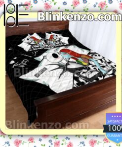 Personalized Jack Skellington And Sally First I Stole Your Heart Then I Stole Your Bed Bed Set Queen Full c