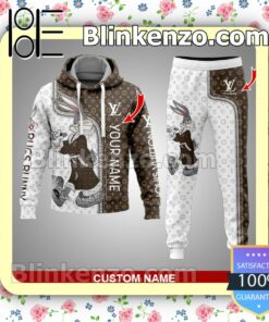 Personalized Louis Vuitton Monogram Bugs Bunny Pullover Hoodie, Joggers