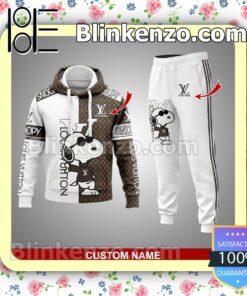 Personalized Louis Vuitton Monogram Snoopy Pullover Hoodie, Joggers