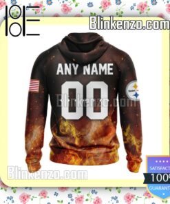 Pittsburgh Steelers NFL Firefighters Custom Pullover Hoodie a