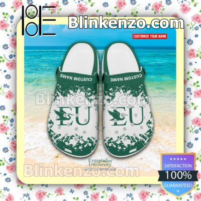 Everglades University Logo Crocs Sandals a