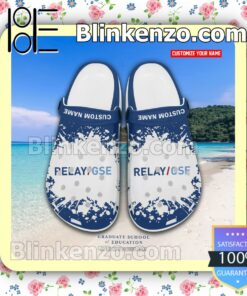 Relay Graduate School of Education Logo Crocs Sandals a