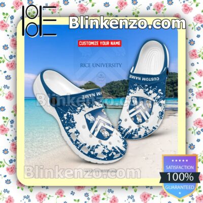 Rice University Personalized Classic Clogs