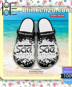 SAE Institute of Technology-Atlanta Logo Crocs Sandals a