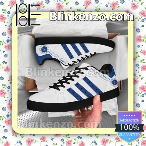 Teachers College at Columbia University Logo Low Top Shoes a