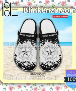 Texas Health and Science University Logo Crocs Sandals a