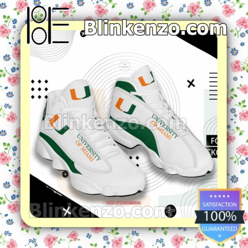 University of Miami Sport Workout Shoes a