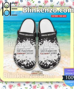 University of Texas M. D. Anderson Cancer Center Personalized Classic Clogs a