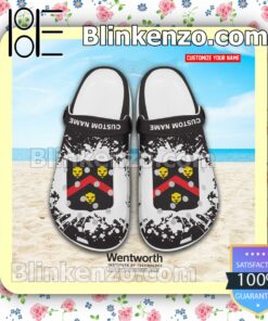 Wentworth Institute of Technology Logo Crocs Sandals a