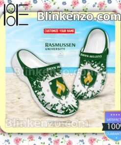 Rasmussen University Logo Crocs Sandals