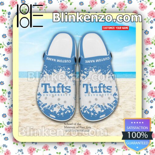 School of the Museum of Fine Arts at Tufts University Logo Crocs Sandals a