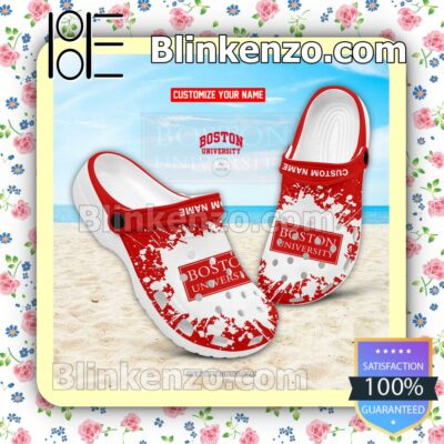 Boston University Logo Crocs Sandals