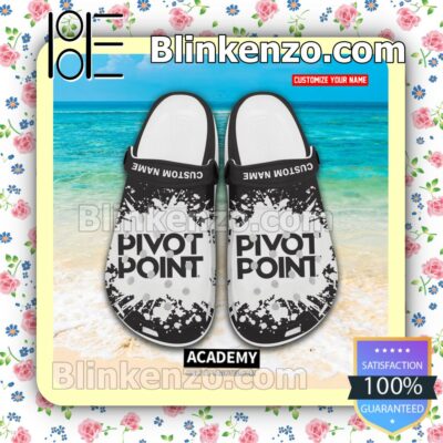 Pivot Point Academy Logo Crocs Sandals a