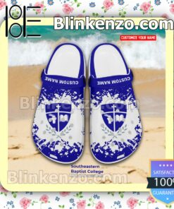 Southeastern Bible College Logo Crocs Sandals a