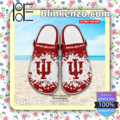 Indiana University-Bloomington Logo Crocs Sandals a