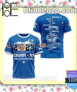 2023 Final Four 2023 Ncaa Tournament Champions Creighton Bluejays Short Sleeve Shirt