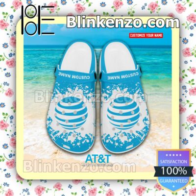 AT&T Logo Crocs Sandals a