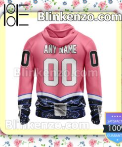 eBay All-star New York Rangers Fights Cancer Pink NHL Pullover Jacket