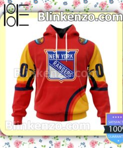 All-star New York Rangers Red NHL Pullover Jacket