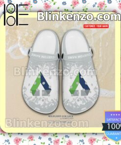 Allegany College of Maryland Logo Crocs Sandals a