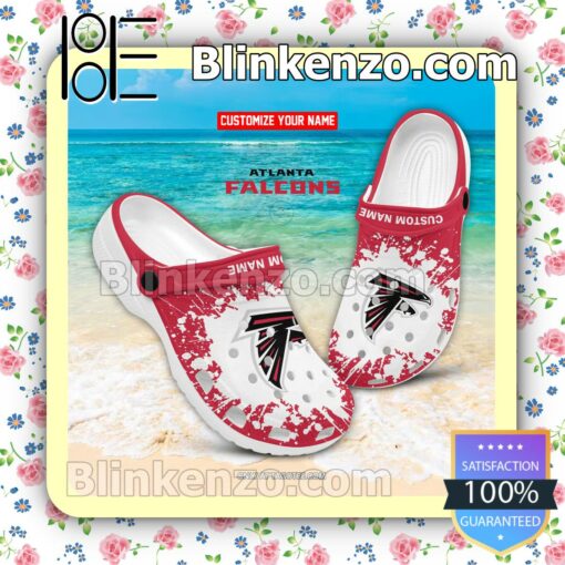 Atlanta Falcons Logo Crocs Sandals