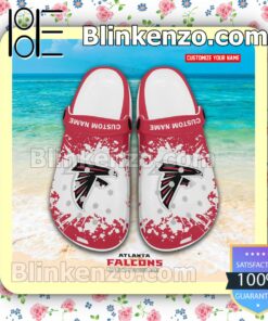 Atlanta Falcons Logo Crocs Sandals a