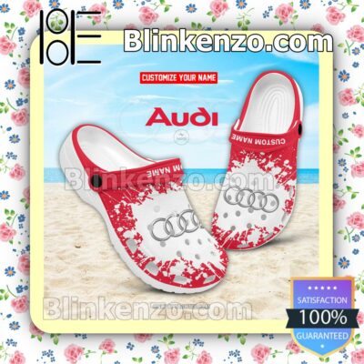 Audi Logo Crocs Sandals