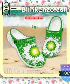 BP Logo Crocs Sandals
